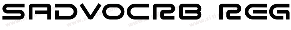 Sadvocrb Regular字体转换